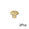 12Pcs/Set Handles Cupboard Hexagon Drawer Pulls Cabinet DIY Kitchen Door Knobs Copper