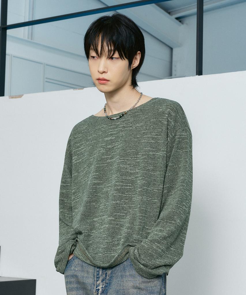 LXT Soft Crop Knit Long Sleeve [Khaki]