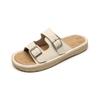 Round-toed Thick-soled Slippers One-strap Shoes Open-toe Sandals Summer