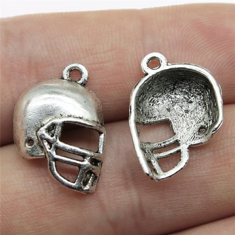 20pcs Football Charms American Football Pendants Jewelry Making American Football Charms For Bracelet Making