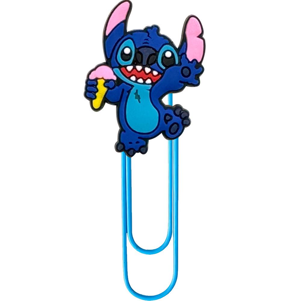 Cartoon Stitch Creative Bookmark - Colorful Large Paperclip Office Supplies