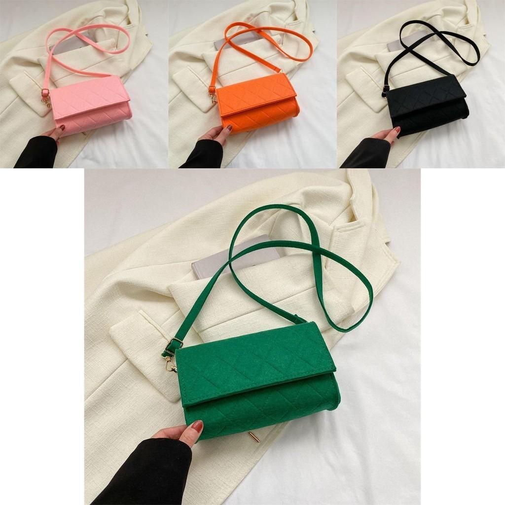 Chic Korean Style Shoulder Bag For Women 2023 Summer Trendy Quilted Purse