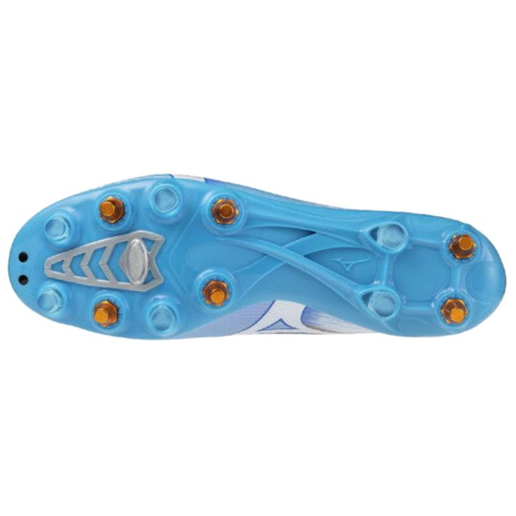 Mizuno Alpha 3 Japan Mix Comfortable Versatile Soccer Shoes Unisex sneaker Blue P1GC266025