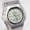 Used Good Condition/2000s Casio Data Bank Radio Clock Twin Sept New Battery