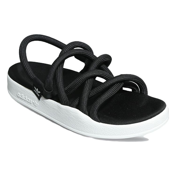 Adidas Originals Adilette Noda Non-Slip Durable Sports Sandals Women Sandals Black FZ6438