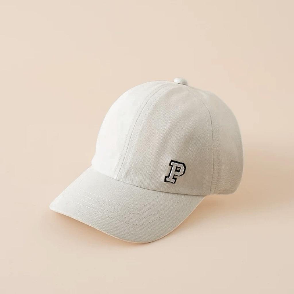 Bestickte Baseballkappe im koreanischen Stil - Eltern-Kind, Unisex, Sonnenschutz, Weiche Kappe für Frühling und Sommer