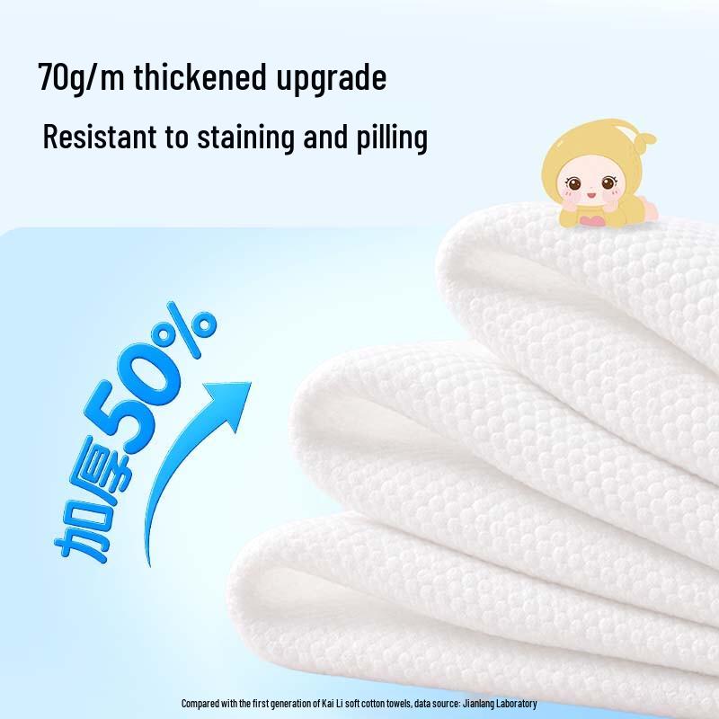 Kaili Baby Soft Cotton Disposable Wet & Dry Towels