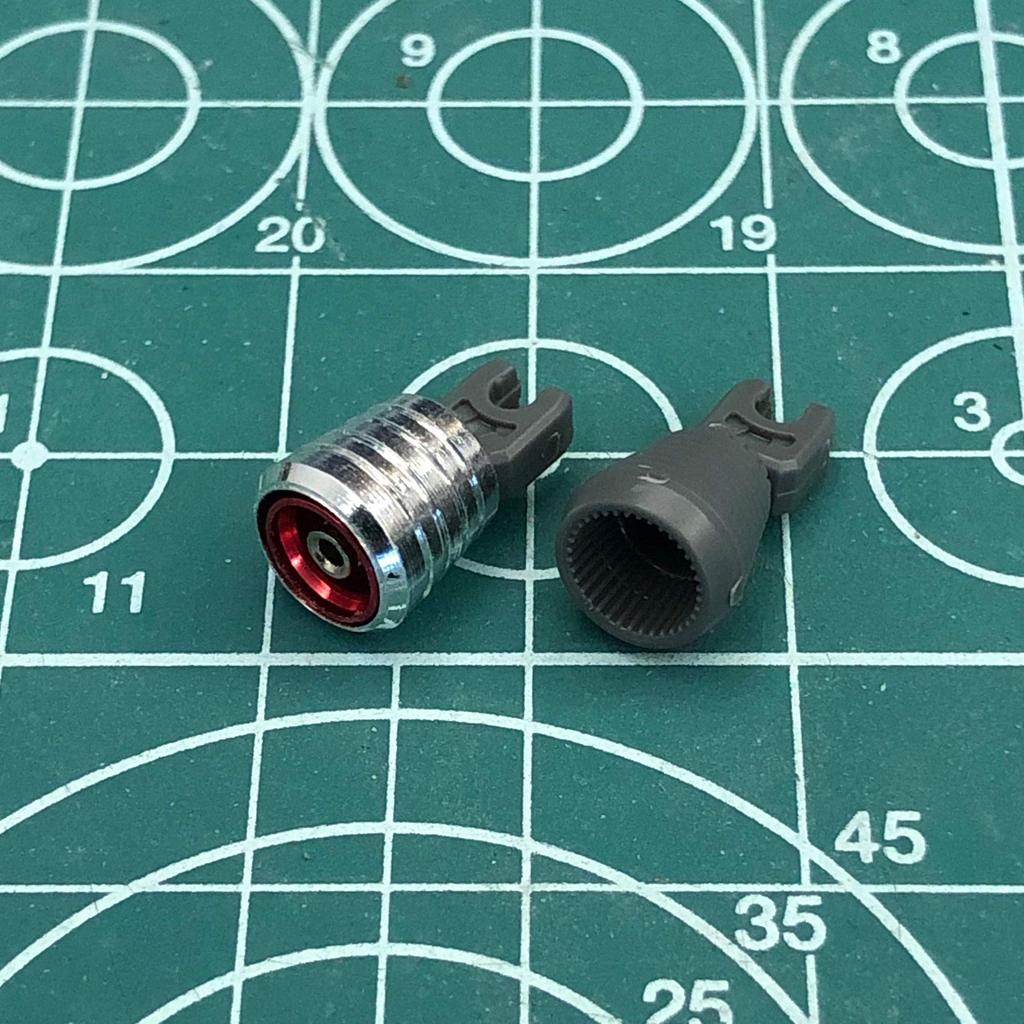 RG HGUC 1/144 Mobile Suit Crossbone Gundam X1, X1 Kai, X2, X3, X0 Metal Vernier Set (Steel + Red) [Parallel Import]