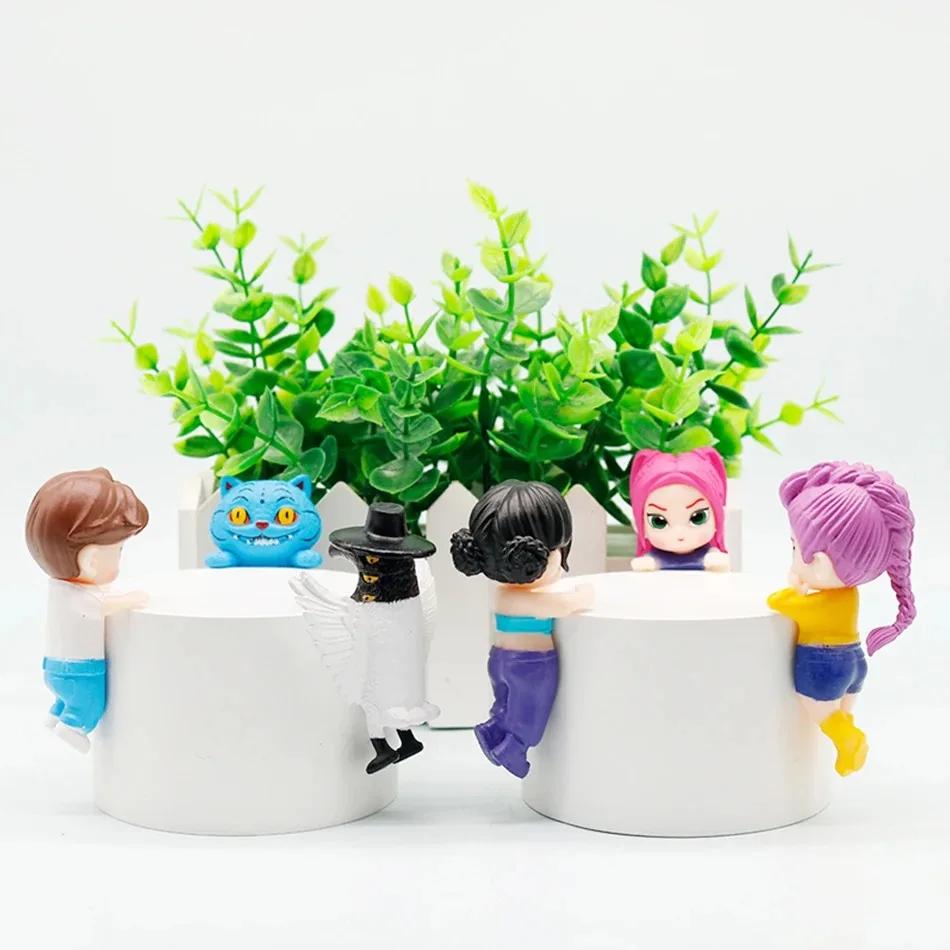 {In Stock Kpop Demon Hunters} Devil Blind Box Saja Collect Anime Figure Kid Party Cosplay Gaming Cartoon Decor Christmas Gift,.