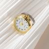 Anelli Orologio da Dito Romani Acciaio Inossidabile Impermeabile Mini Anello Coppia Gioielli di Moda