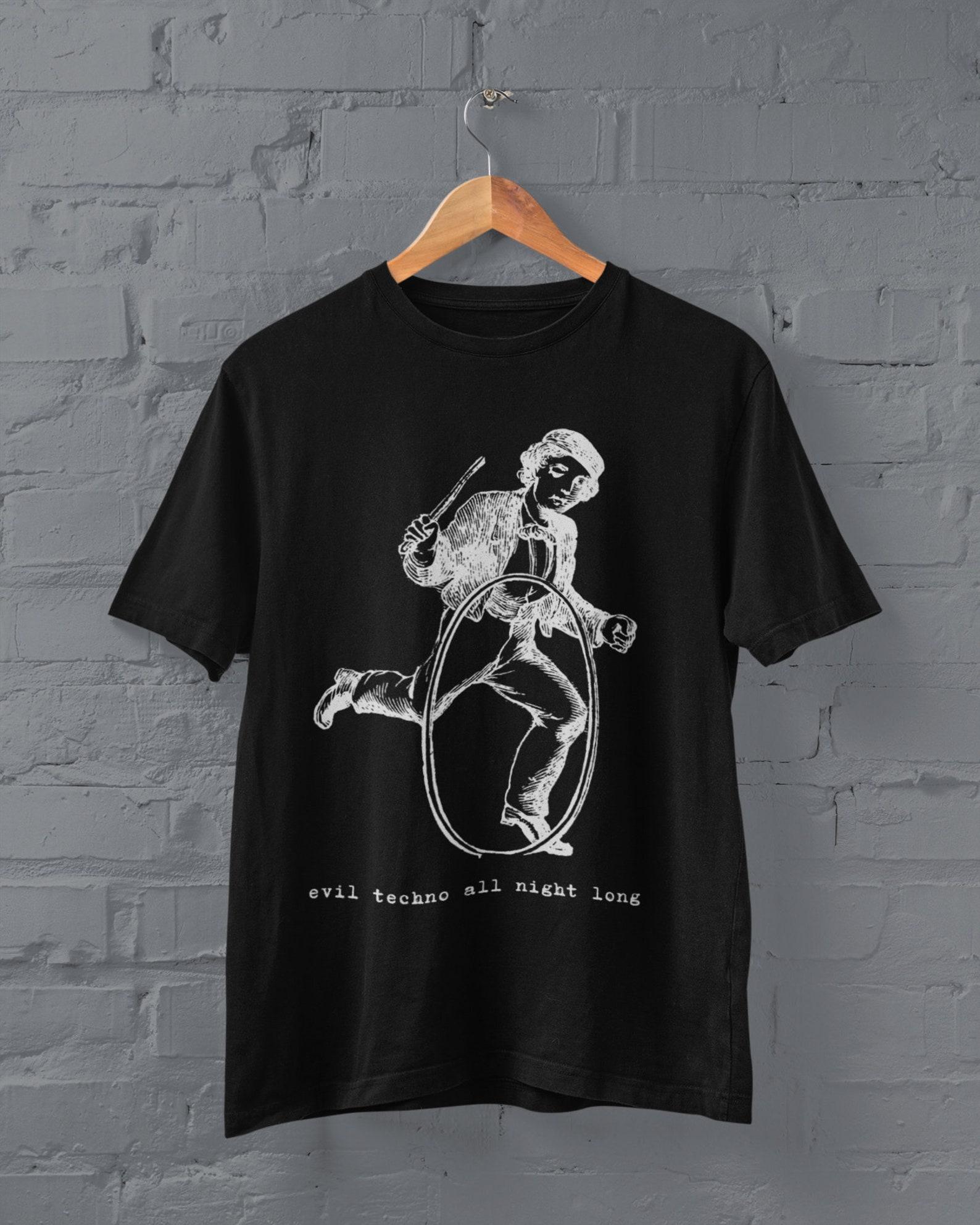 Techno Tshirt, Acid House T Shirt, Gift For DJ, Techno Tshirt, Techno Shirt, Rave Outfit, Rave Clothing, Clubbing Tshirt, Festival Clothing L