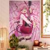 Angel Beats Cute Tachibana Kanade Hanging Bohemian Tapestry Hanging Tarot Hippie Wall Rugs Dorm Japanese Tapestry Wall Art