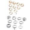 Finger Rings for Women Vintage Geometric Finger Rings Personality Band Stack Ring for Women Girls
