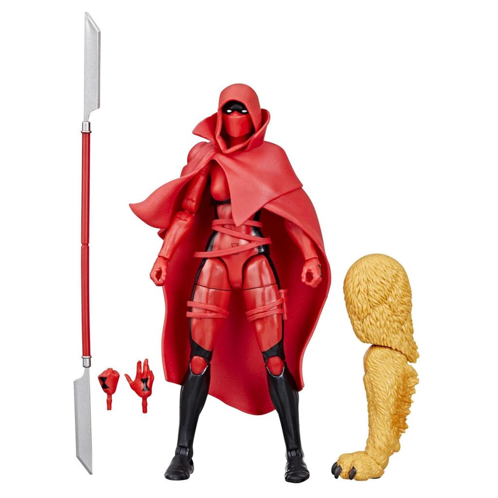 Hasbro Marvel Legends Series Red Widow Comics Collectible 6-inch (15cm) Action Figure with Build-A-Figure Parts, F9076, Authentic