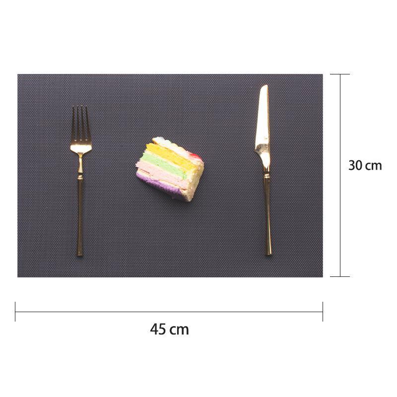 Ningxin Nordic style PP food grade placemat thermal insulation mat waterproof and oil-proof table mat western dining mat hotel LFGB test