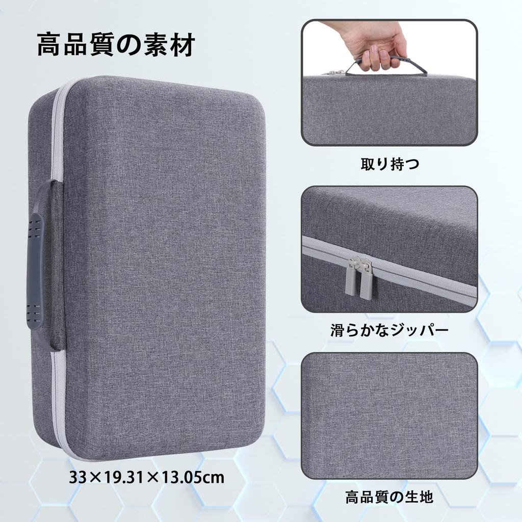 co2CREA Storage Case for PICO 4/4 PRO (128GB/256GB) VR Headset (Case Only)