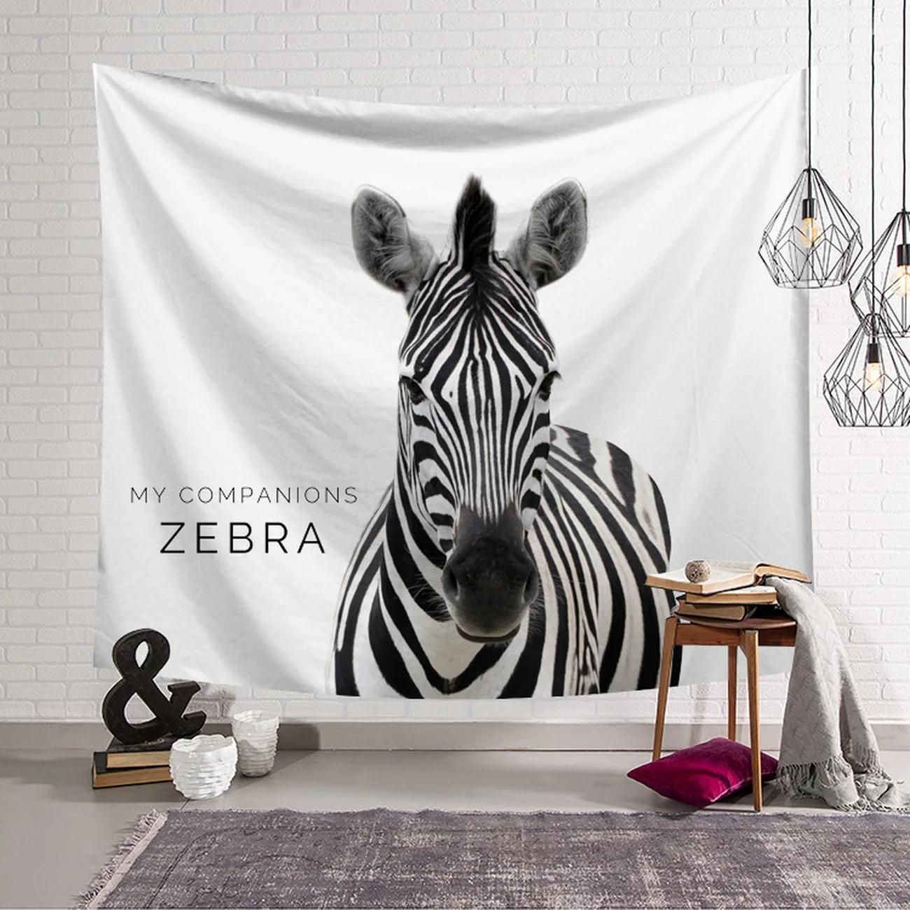 Различные животные Зебра Коала Декоративный гобелен Домашний декор стены Офис Гостиная — фото 7