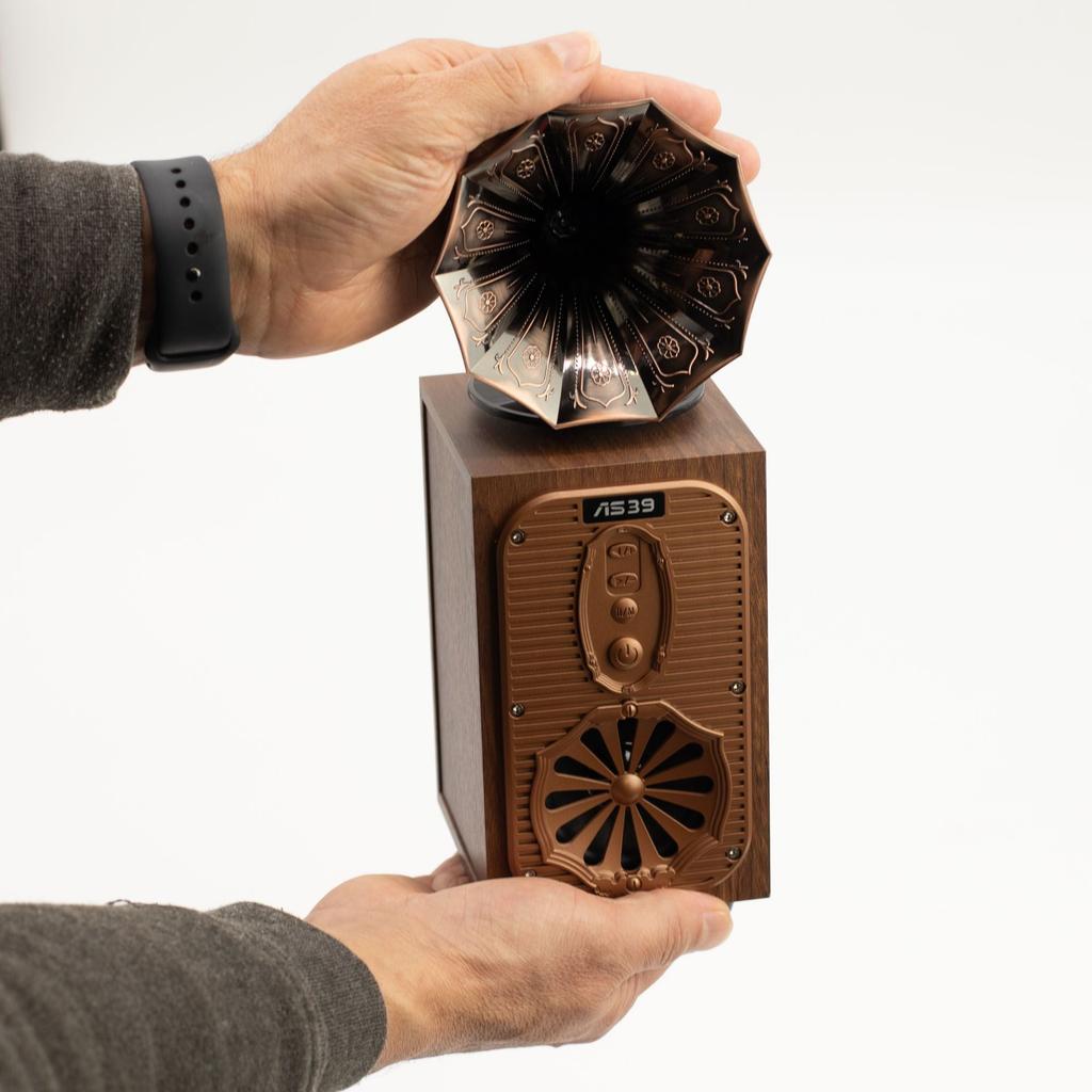 Retro Tall Gramophone Speaker (Extra Loud) – Bluetooth – 8 Watt