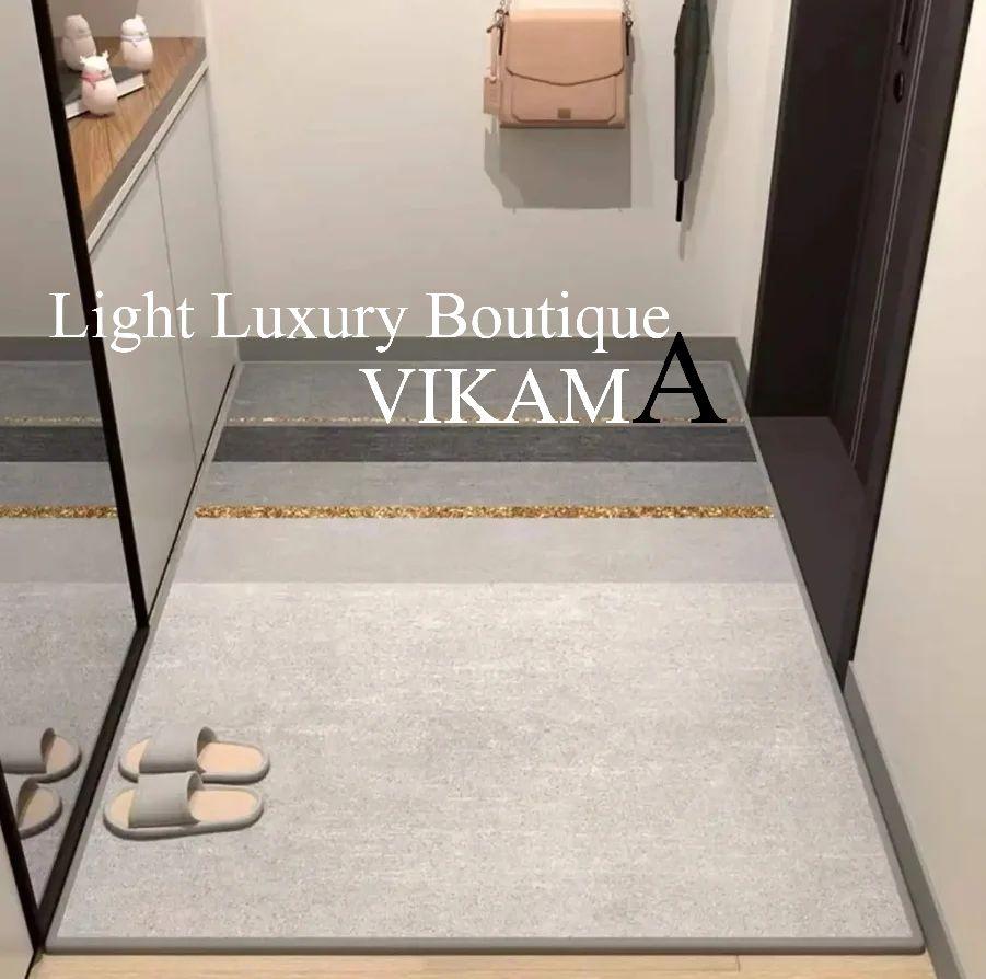 Crystal Velvet Modern Fashion Simple Carpet Living Room Bedroom Bedside Carpet Anti-slip Dirty Resistant Washable Rug