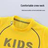 Kids' Quick-Dry Breathable Sports Set: Short Sleeve T-Shirt & Shorts for Soccer - Boys & Girls Summer Activewear