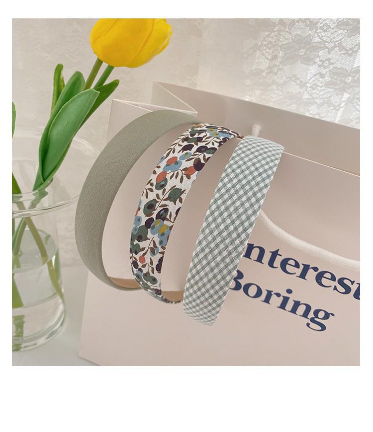 French Retro High Crown Wide-Brimmed Plush Headband for Face Washing and Outings