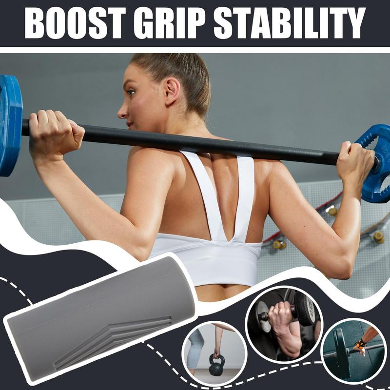Barbell Grips Thick Fitness Dumbbell Handles Grip Silicone Non-Slip Gym Attachments For Kettlebell Row Puller