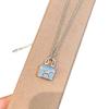Full Diamond H Letter Bag Necklace Female Real Gold Electroplating High Version Light Luxury Simple Versatile Collarbone Chain Exquisite