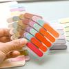 1200 Stuks Kleurenreeks Zelfklevend Memo Blok Plaknotities Bladwijzer Point It Marker Sticker Papier voor Kantoor- en Schoolbenodigdheden