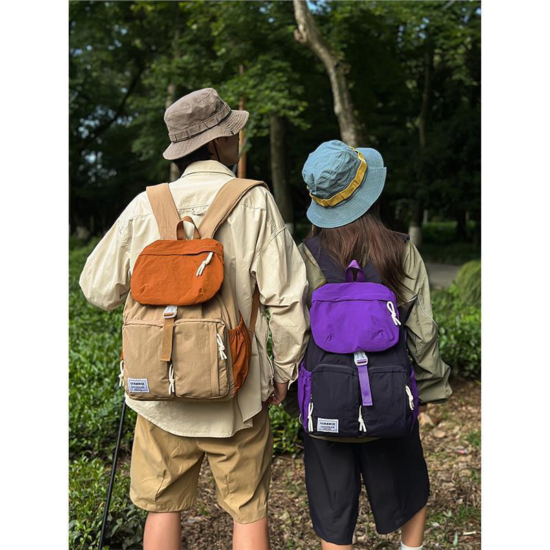 Schoolbag female large capacity leisure Korean version backpack bag cover outdoor computer bag sports climbing mountaineering bag backpack
