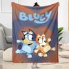1pc Bluey Bingo Adventure blanket Soft and Warm for Sofa Office Camping Travel Livingroom Great Gift for Friends and Family Comfortable