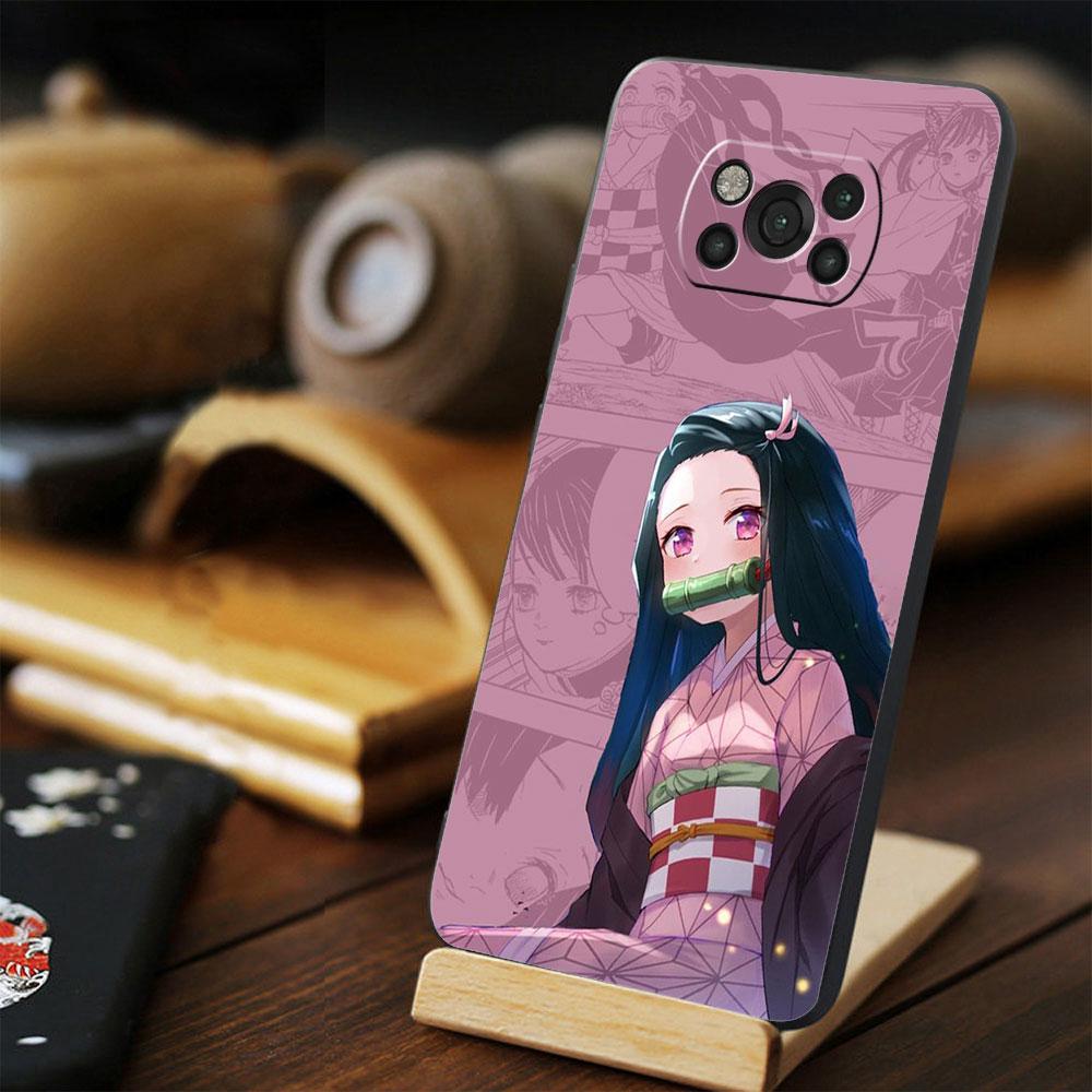 Demon Slayer Kimetsu Anime Shockproof Celular Funda For Xiaomi POCO X3 NFC F3 MI 11 Lite M4 Pro 5G X4 10T M3 11T 9T F4 GT