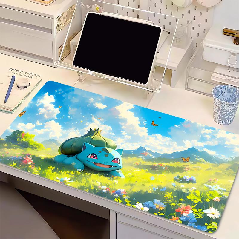 

Mouse Pad P-Pokemon Bulbasaur Computer Speed Type Varpet Mat For E-sports Players Laptop Keyboard Pad Mousepad Office Desk Mat 30x60x0.2cm