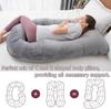 Jiabinfu Pregnancy Pillow, U Shaped Full Body Pillow for Maternity Support, Sleeping Pillow with Cover for Pregnant Women