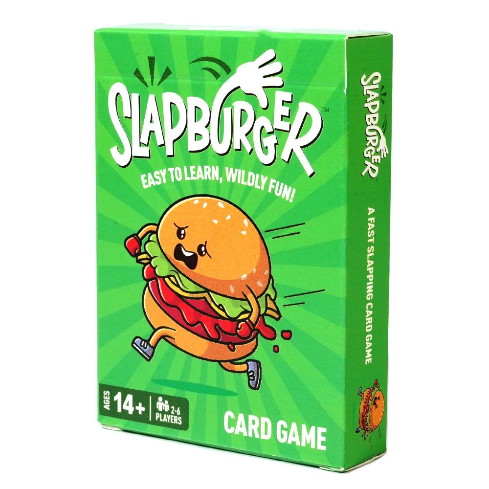 Slapburger Card Game Families Party Playing 26 Players Board Deck For Birthdays Classroom Camping Night Collection