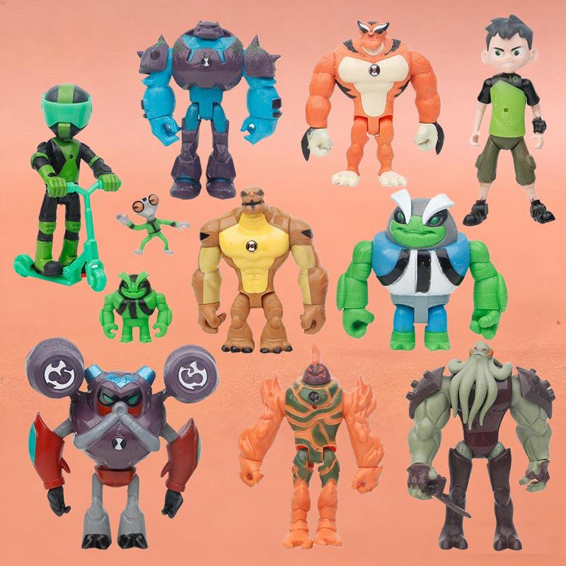 Доступный: 11 типов Фигурок Бен 10 Защитник Земли - Подросток Герой Хакер Бен Супер Гигантская Кукла Украшения.