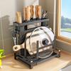 Multi-purpose Kitchen Knife Holder Storage Rack Countertop  Organizer for Cutting Board Pot Lid and Chopsticks Kitchen Holder