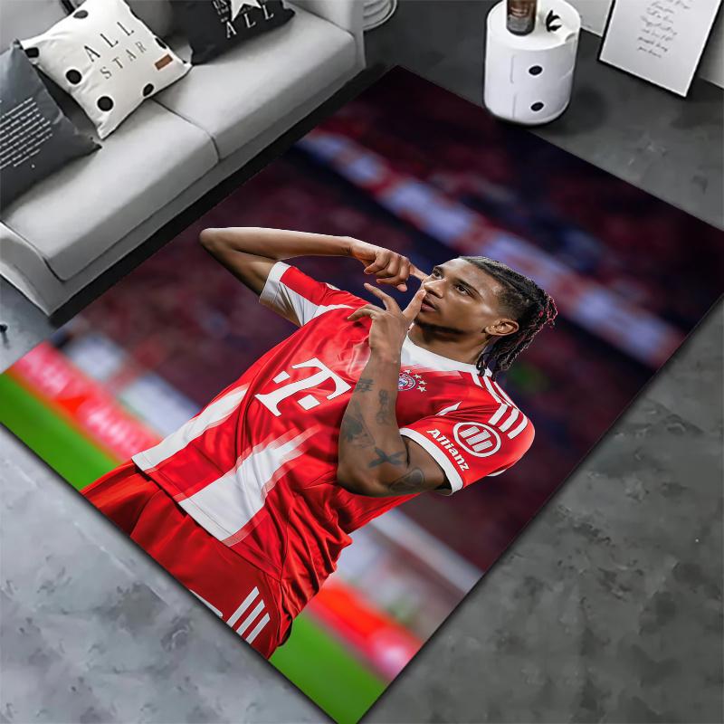 Bayern Munich Football Jersey Carpet Rug For Living Room Bedroom Home Sofa Decoration Kids Play Nonslip Floor Mat