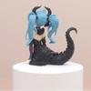 15CM Cute Miku Dragon Maid Anime Action Figure Girl Little Devil Sitting Noodle Stopper Model Toys Child PVC Doll Boxed