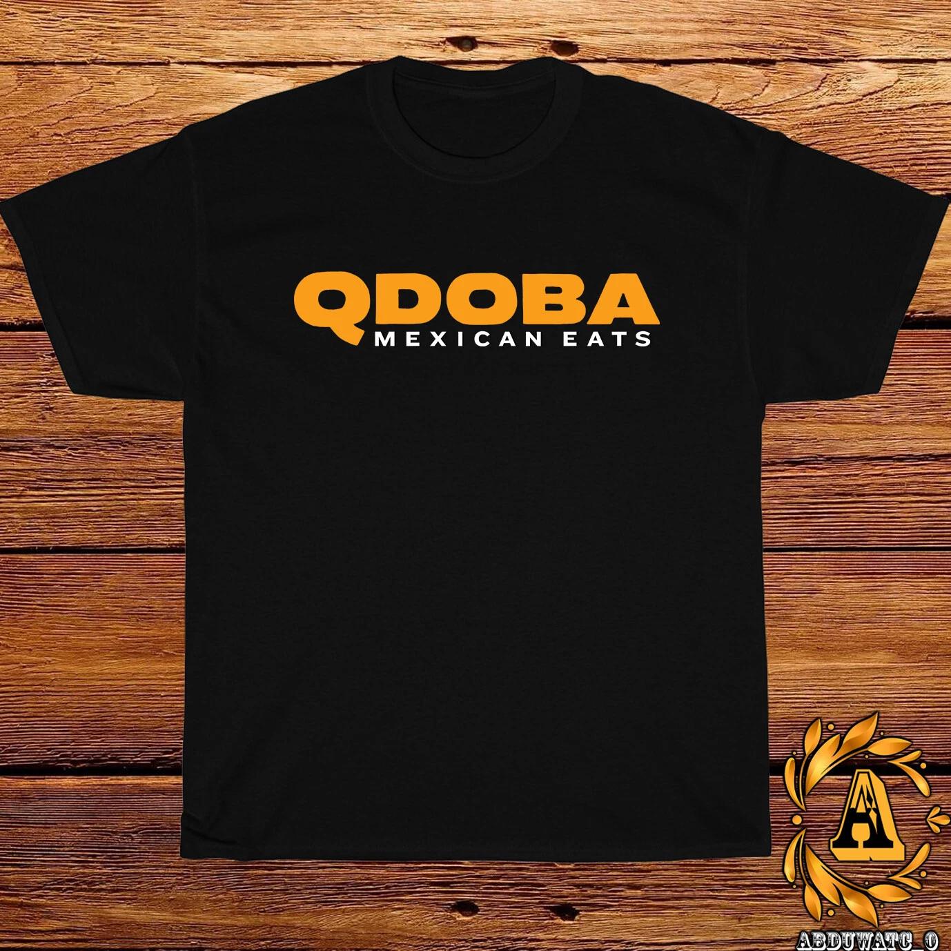 

New QDOBA Restaurant Logo Black/Sport Grey/White/Navy/Red T-Shirt S-5XL XL