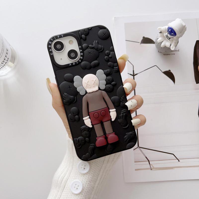 

3D Silicone Phone Case for Apple XS/12/13 Pro MAX - 11 Card Slots, Creative Design iPhone 15
