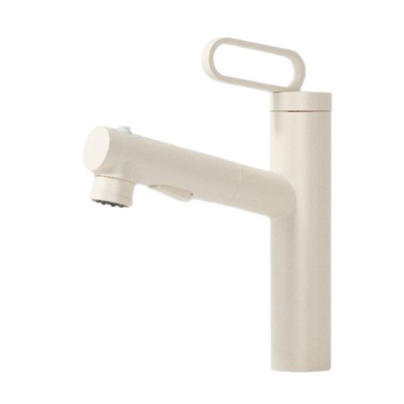 

Pull-out Type Washbasin Faucet Including 60cm inlet pipe