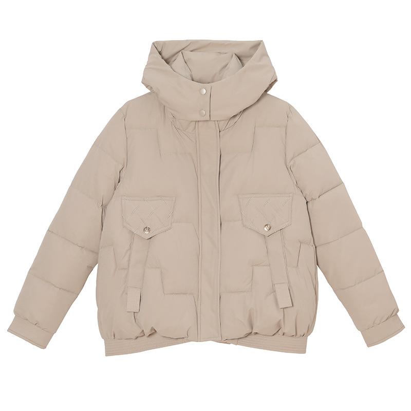 Winter New Short Plus Size Cotton-padded Clothes Supply Women's Fashion Hooded Cotton-padded Jacket