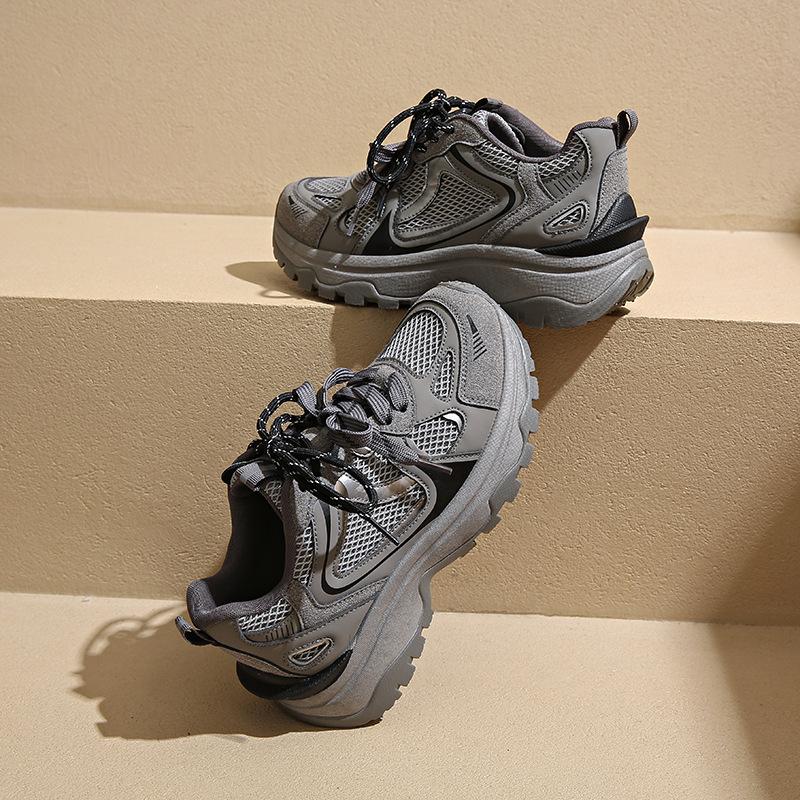 2025 autumn new Korean version breathable dad shoes women's ins student casual shoes platform running women's shoes BN6803