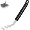 Universal Grill Grate Lifter Tool Cast Iron Grid Lever Lock Lifting Gripper Handle Clip for Barbecue Grilling Cooling Rack JT527