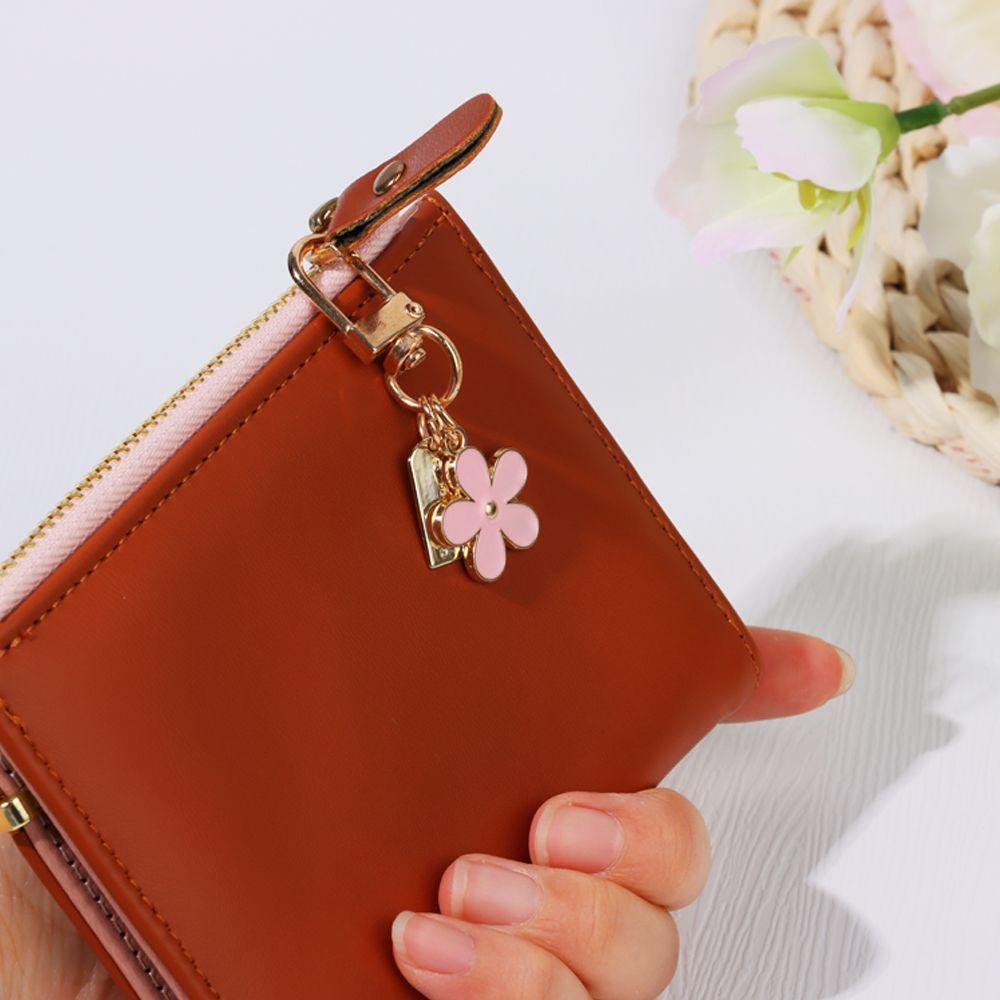 Metal Charm Decoration Pendant for Purse Flower Key Chain Bag Charm Keyring Keychains