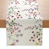 Flax Printed Table Flag Plant Flowers Sub-home Decorative Table Cloth Porch Cabinet Tea Table Cloth
