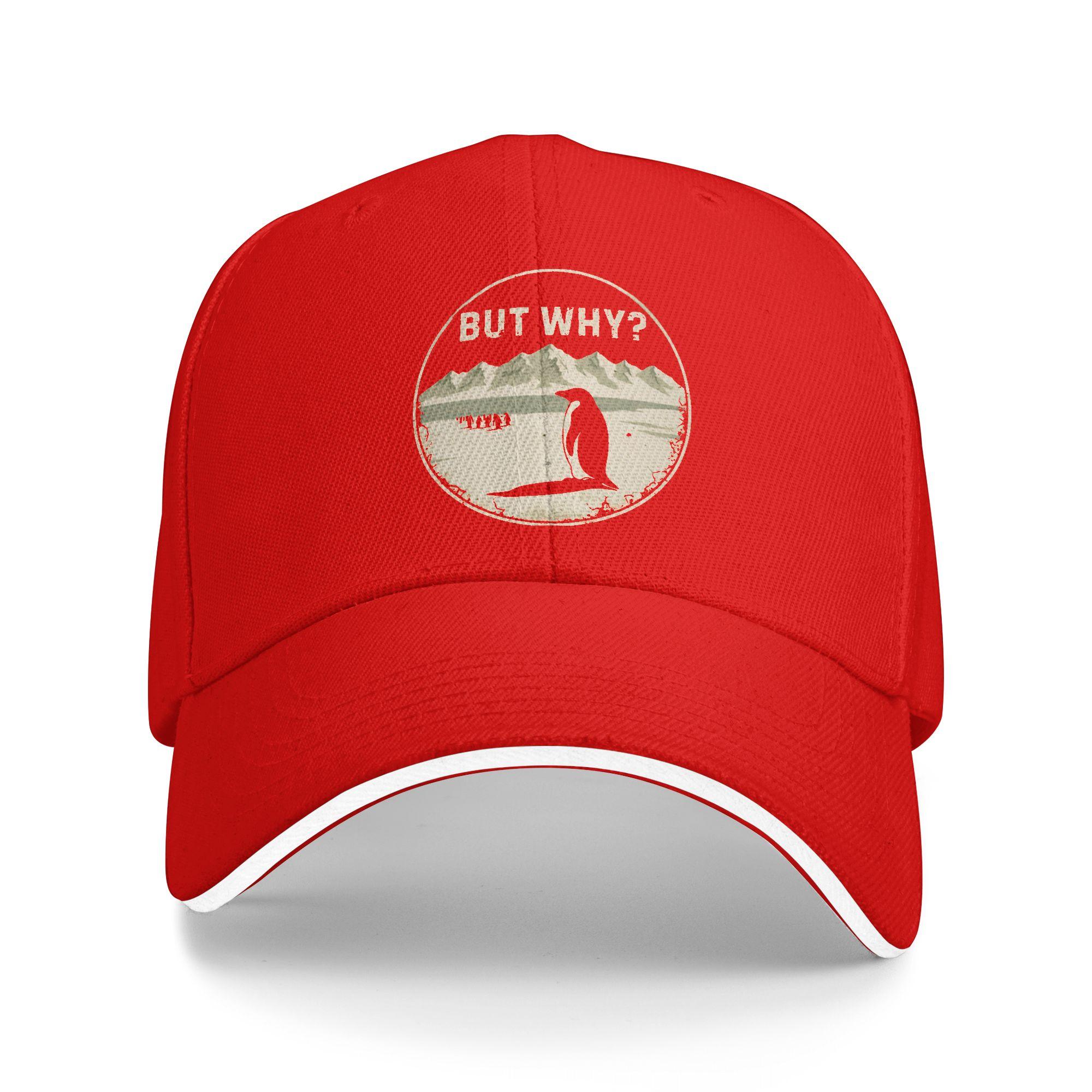 

Nihilist Penguin But Why Logo Baseball Cap Tennis Skate Sun Trucker Hat Couple Women Vintage Design Baseball Caps One Size