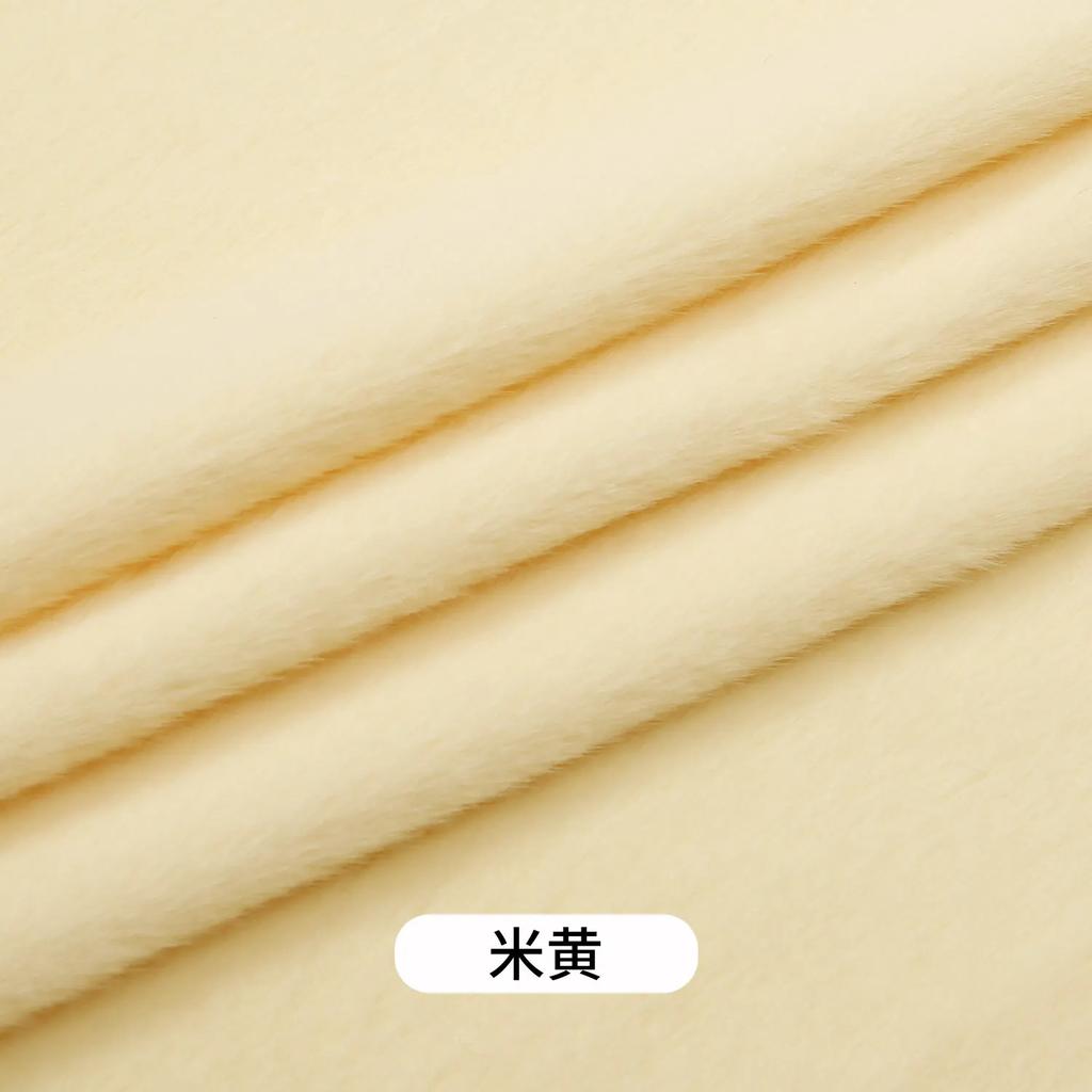 50x50cm 5mm Soft Breathable Elastic Faux Fur Fabric for Sewing Plush Toy Doll Scarf Hat Decorative Cloth Handmade DIY Fabrics