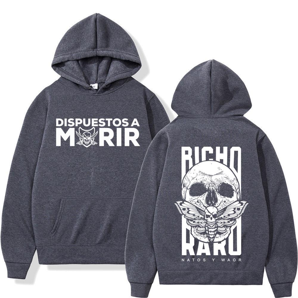Unisex Gothic Skull Hoodie Y2K Aesthetic Oversized Sweatshirt Vintage Graphic Pullover HipHop Men's Women's Hoodies Top