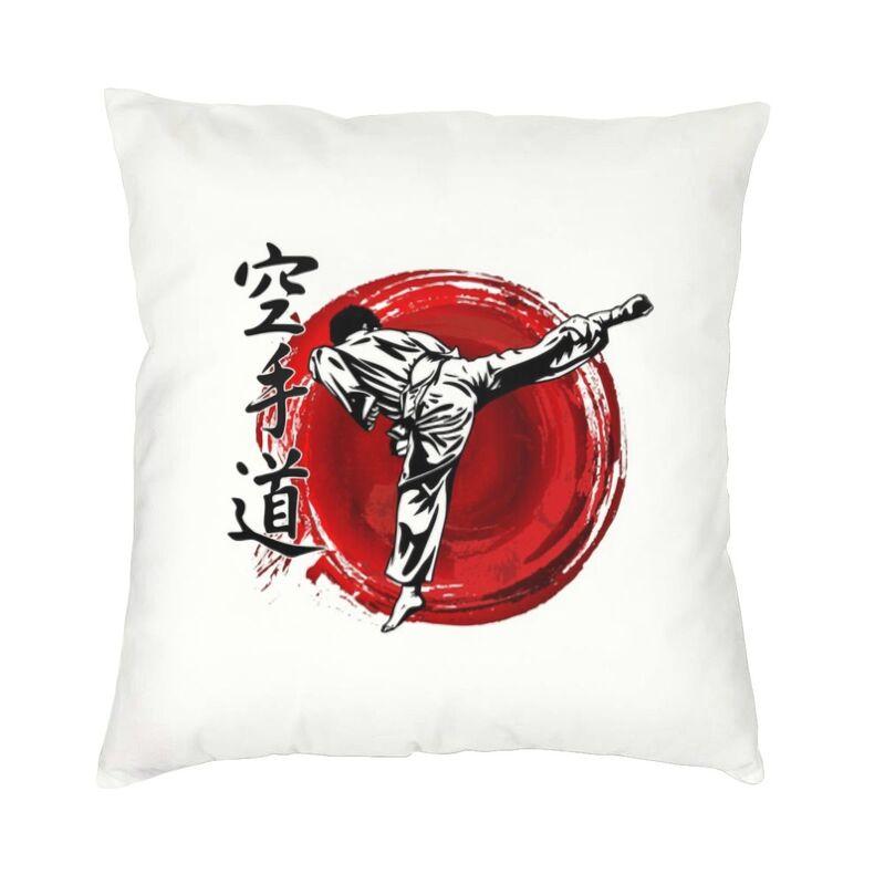 Fashion Kyokushin Karate Kanji And Symbol Throw Pillow Case Home Decor Custom Square Cushion Cover 45x45 Pillowcover Living Room